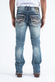 Holt Corded Chevron Bootcut Jean