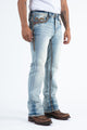 Holt Corded Chevron Bootcut Jean
