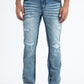 denim blue slim boot cut jean men holt platini front