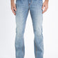 sky blue flat chevron bootcut jean men platini front
