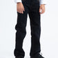 Holt Kid's Black Slim Boot Cut Jeans