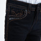 Holt Kid's Black Slim Boot Cut Jeans
