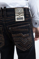 Holt Kid's Black Slim Boot Cut Jeans