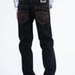 Holt Kid's Black Slim Boot Cut Jeans