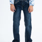 Holt Kid's Blue Slim Boot Cut Jeans