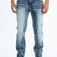 Holt Slim Boot Cut Jean - Black 1