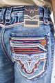 Holt Slim Boot Cut Jean - Blue Denim