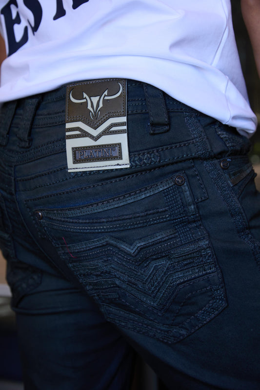 Holt Slim Boot Cut Jean - Dark Stone image 1