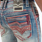 light wash slim boot cut jean men holt platini back pocket