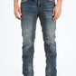 dark stone slim boot cut jean men holt platini