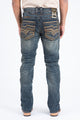 Holt Corded Chevron Bootcut Jean