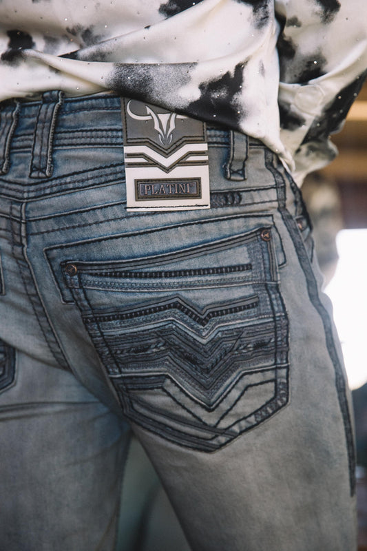 Holt Slim Boot Cut Jean - Grey image 14