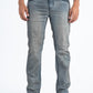 grey slim boot cut jean men holt platini