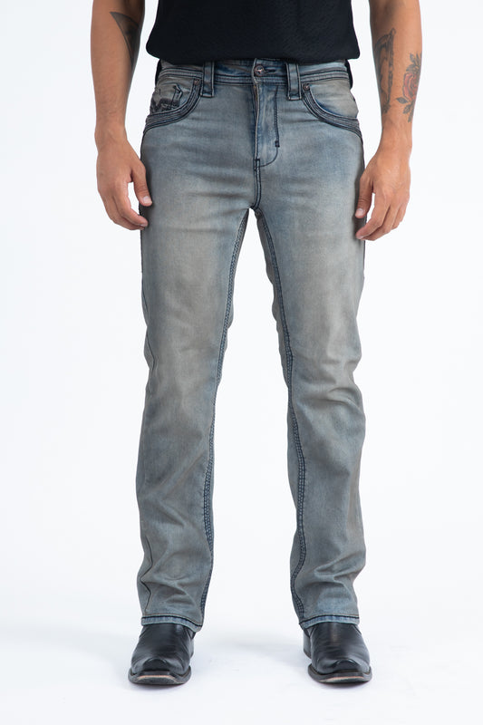 Holt Slim Boot Cut Jean - Grey image 15