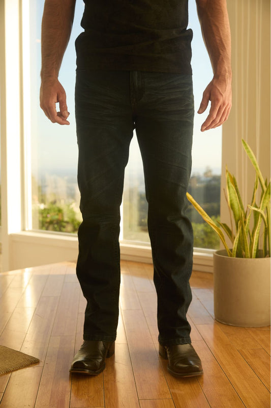 Holt Men's Blue Boot Cut Jeans