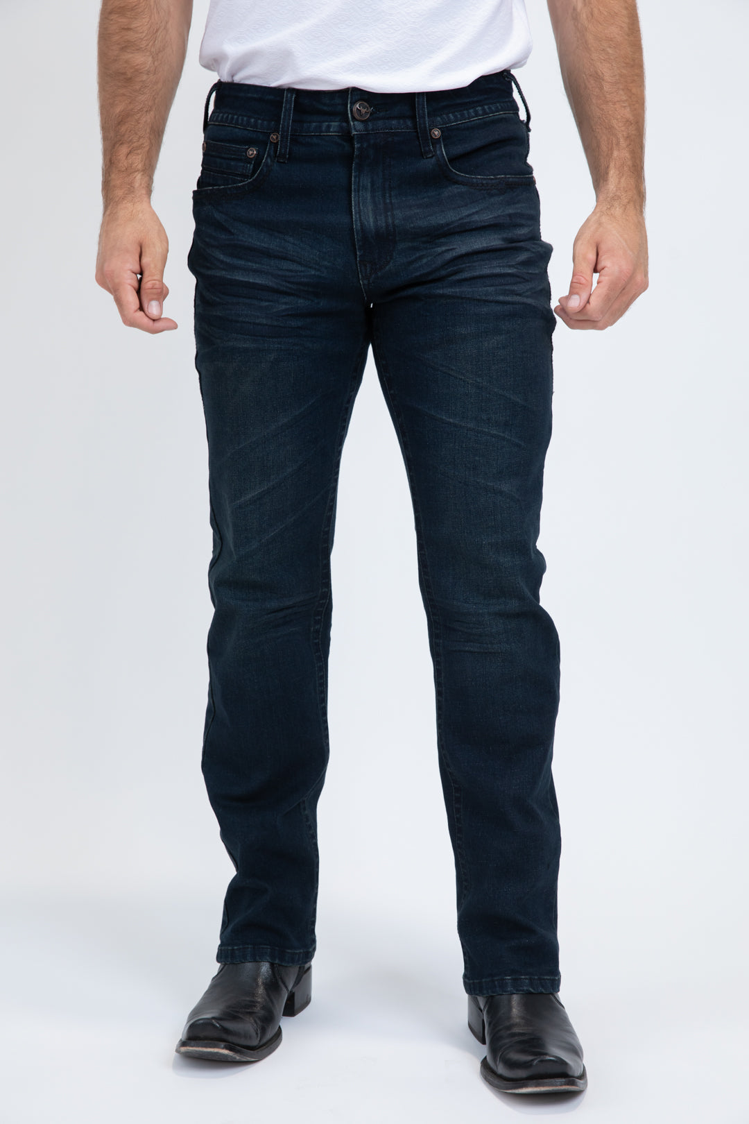 Holt Men's Blue Boot Cut Jeans