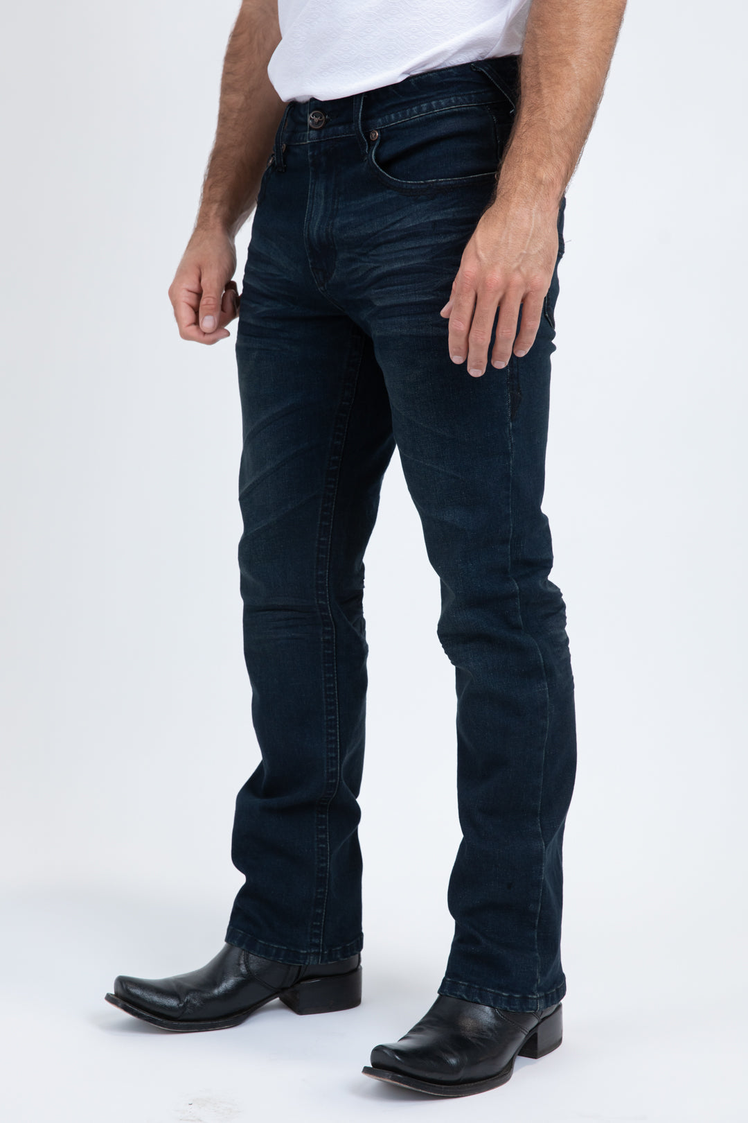 Holt Men's Blue Boot Cut Jeans