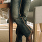Holt Men's Dark Stone Slim Boot Cut Jeans