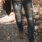 indigo slim boot cut jean men holt platini