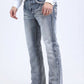 slate grey ridge chevron bootcut jean men platini side