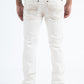 off white slim boot cut jean men holt platini back