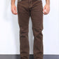 brown holt solid wash bootcut jean platini front