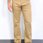 sand holt solid wash bootcut jean platini front