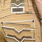 sand holt solid wash bootcut jean platini detail