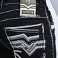 dark night summit chevron bootcut jean men platini back