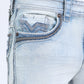 ice wash summit chevron bootcut jean men platini close up front