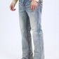 Holt Summit Chevron Slim Boot Cut Jean - Light Blue, Platini side