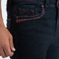 black slim boot cut jean men holt platini front pocket detail