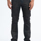 dark stone slim boot cut jeans men holt platini front