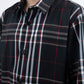 Kid's Checkered Long Sleeve Black/Red Shirt
