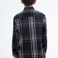 Kid's Checkered Long Sleeve Black/Red Shirt