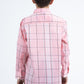 Kid's Checkered Long Sleeve Pink Shirt