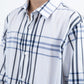 Kid's Checkered Long Sleeve White Shirt