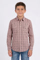 Kids Aztec Stripe Western Shirt