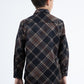Kid's Checkered Long Sleeve Black Shirt