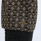 Kids Cotton Modern Fit Stretch Aztec Print Black Polo