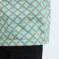 Kids Cotton Modern Fit Stretch Aztec Print Blue Polo