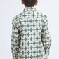 Kid's Cotton Monogram Digital Print Beige Dress Shirt
