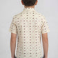 beige kids longhorn icon western shirt platini back