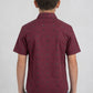 red kids longhorn icon western shirt platini back