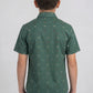 green kids longhorn icon western shirt platini back