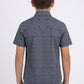 grey kids longhorn icon western shirt platini back