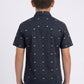 black kids longhorn icon western shirt platini back
