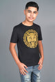 Bold Graphic Rhinestone Tee