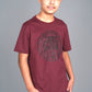 wine bold graphic rhinestone kids tee front platini