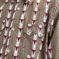 Kid's Western Modern Fit Cotton/Spandex Long Sleeve Beige Shirt with Snaps